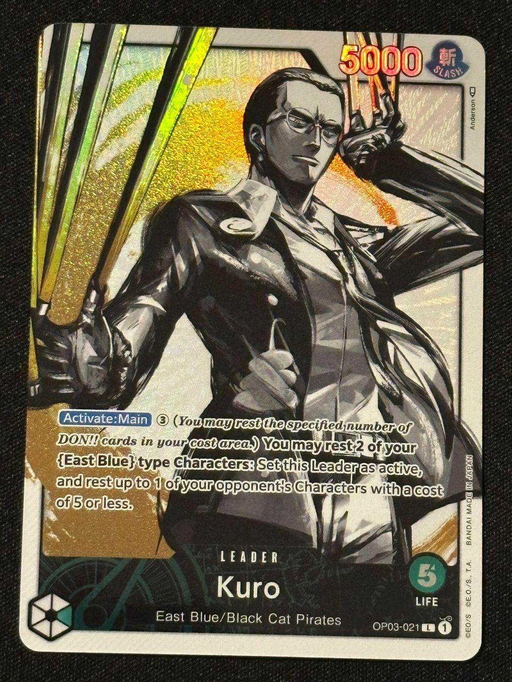 Kuro OP03-021 V.2 – One Piece TCG – NM (Gebraucht) in Oberentfelden für ...