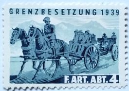 Soldatenmarke 2.WK, Feld Artillerie Abt 4, Wi Art 46