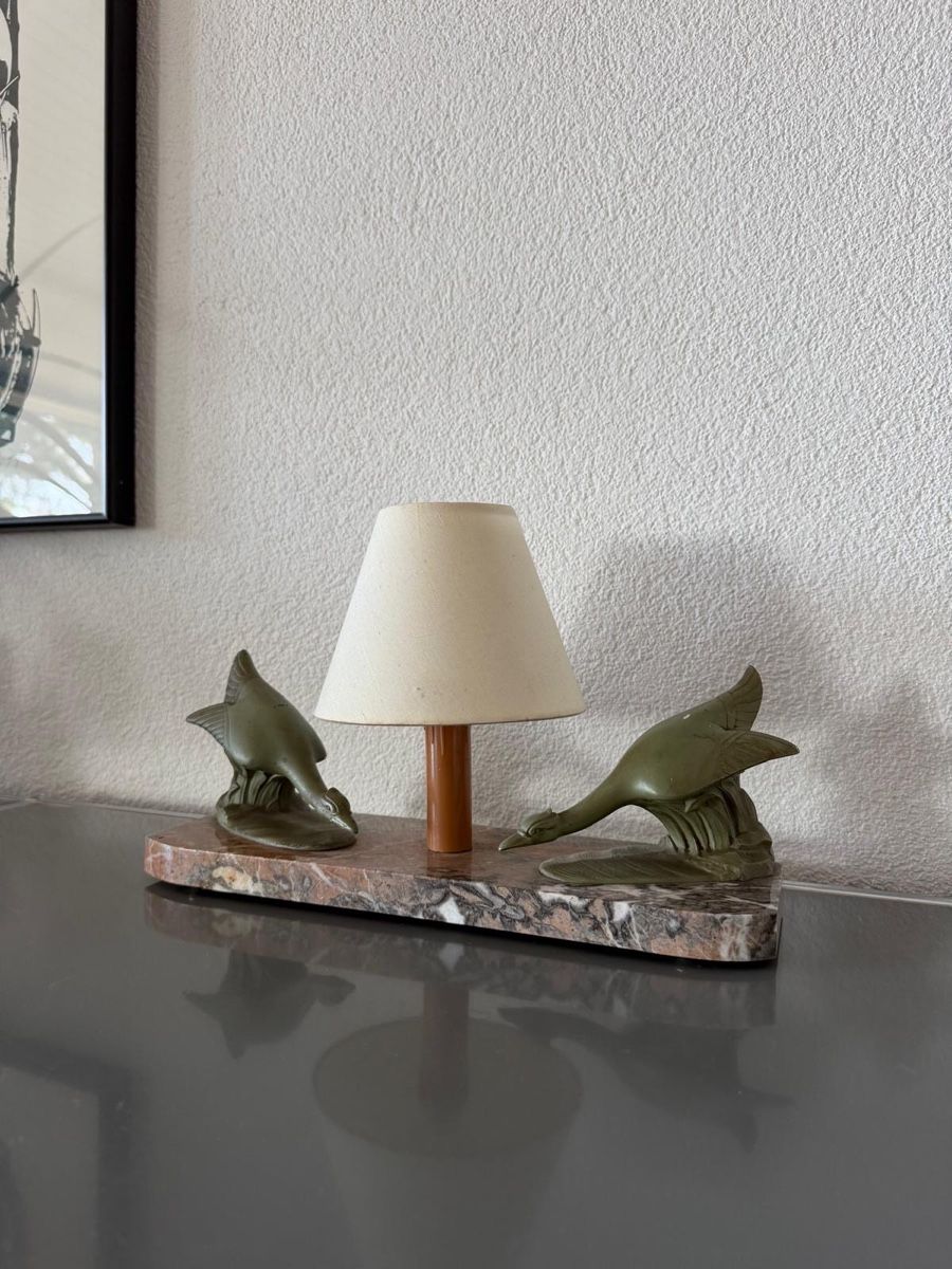 Lampen: Art Deco Lampe Tischlampe vintage – Gebraucht aus Bellach von 2ndBox