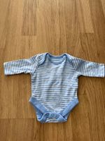Neuwertiger blau-weisser Body, Marke F&F, Grösse 50
