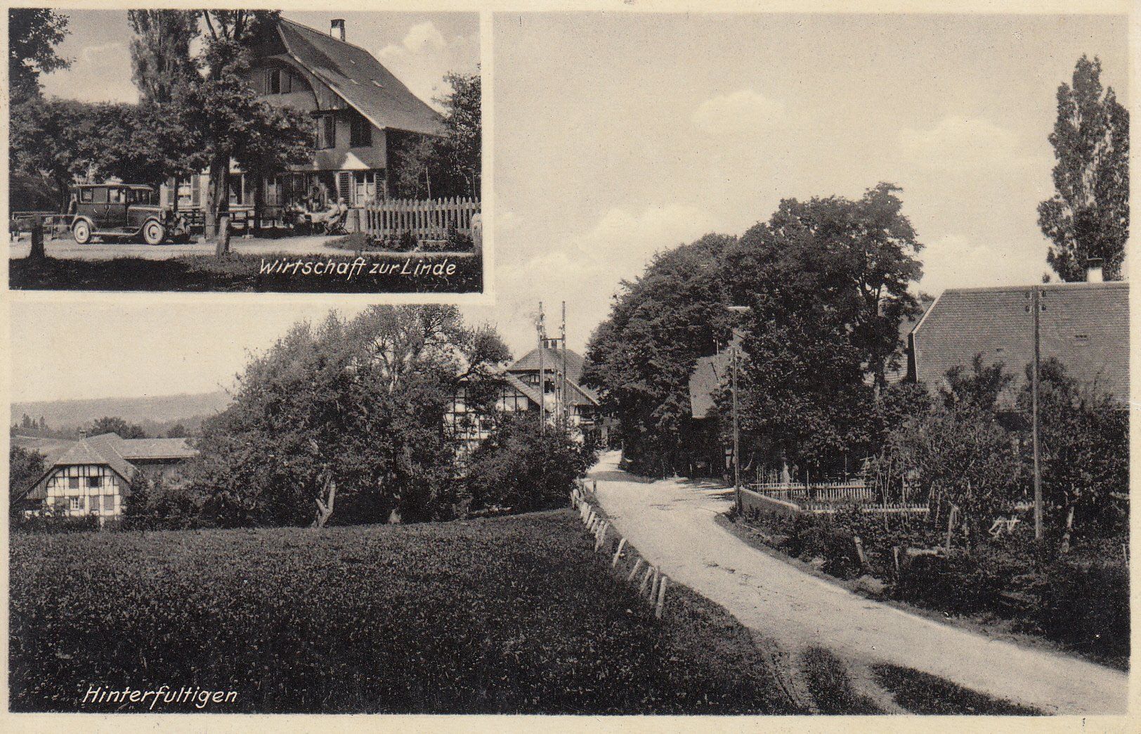 Cartoline postali: Hinterfultigen ca. 1940 – Usato da Bürglen TG venduto da StampGraf