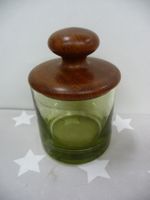 Sarnenglas Sarner Glas mit Teakdeckel Dose