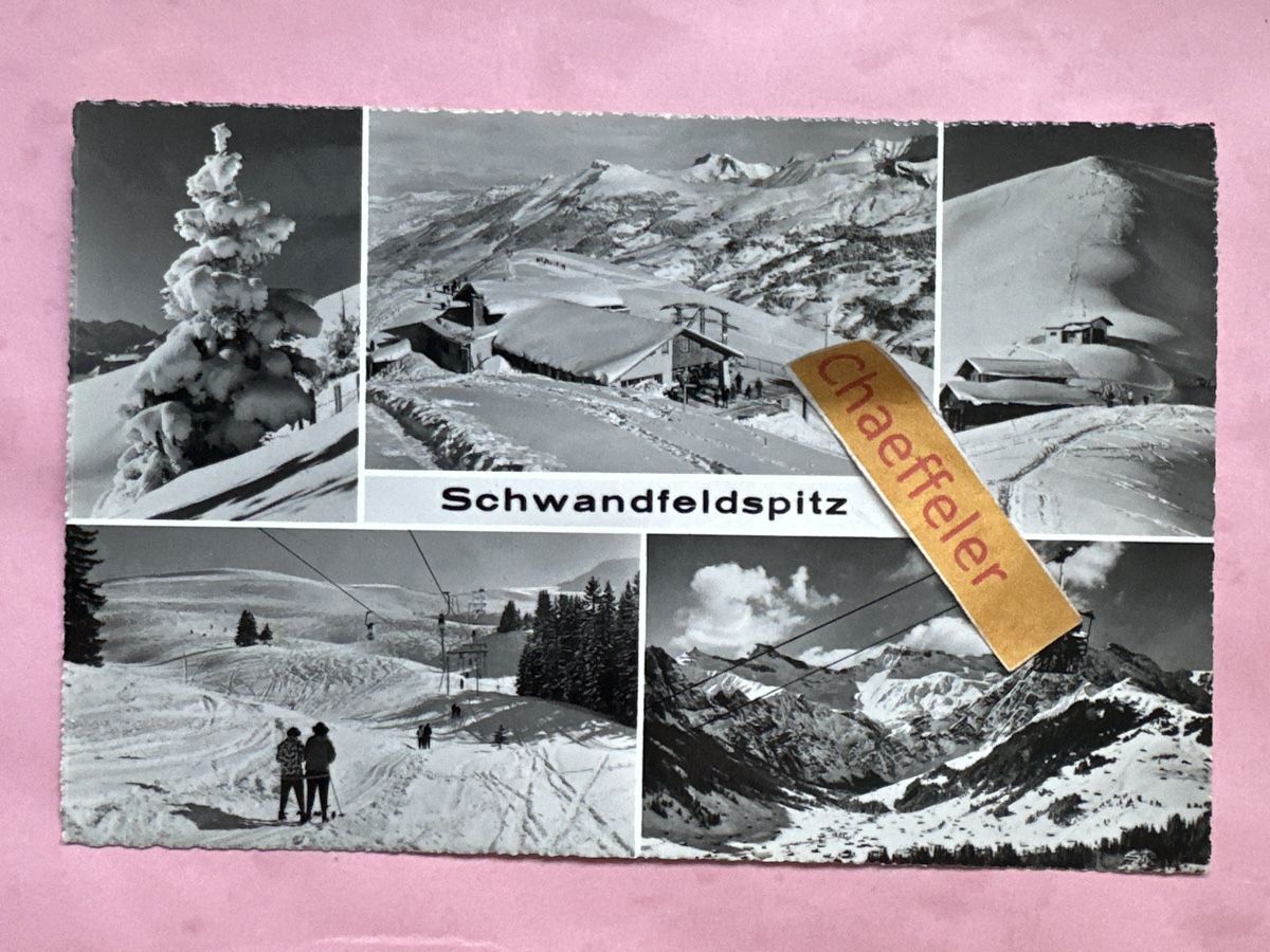 Cartoline postali: 1967 Schwandfeldspitz. Adelboden  – Usato da Zürich venduto da Chaeffeler