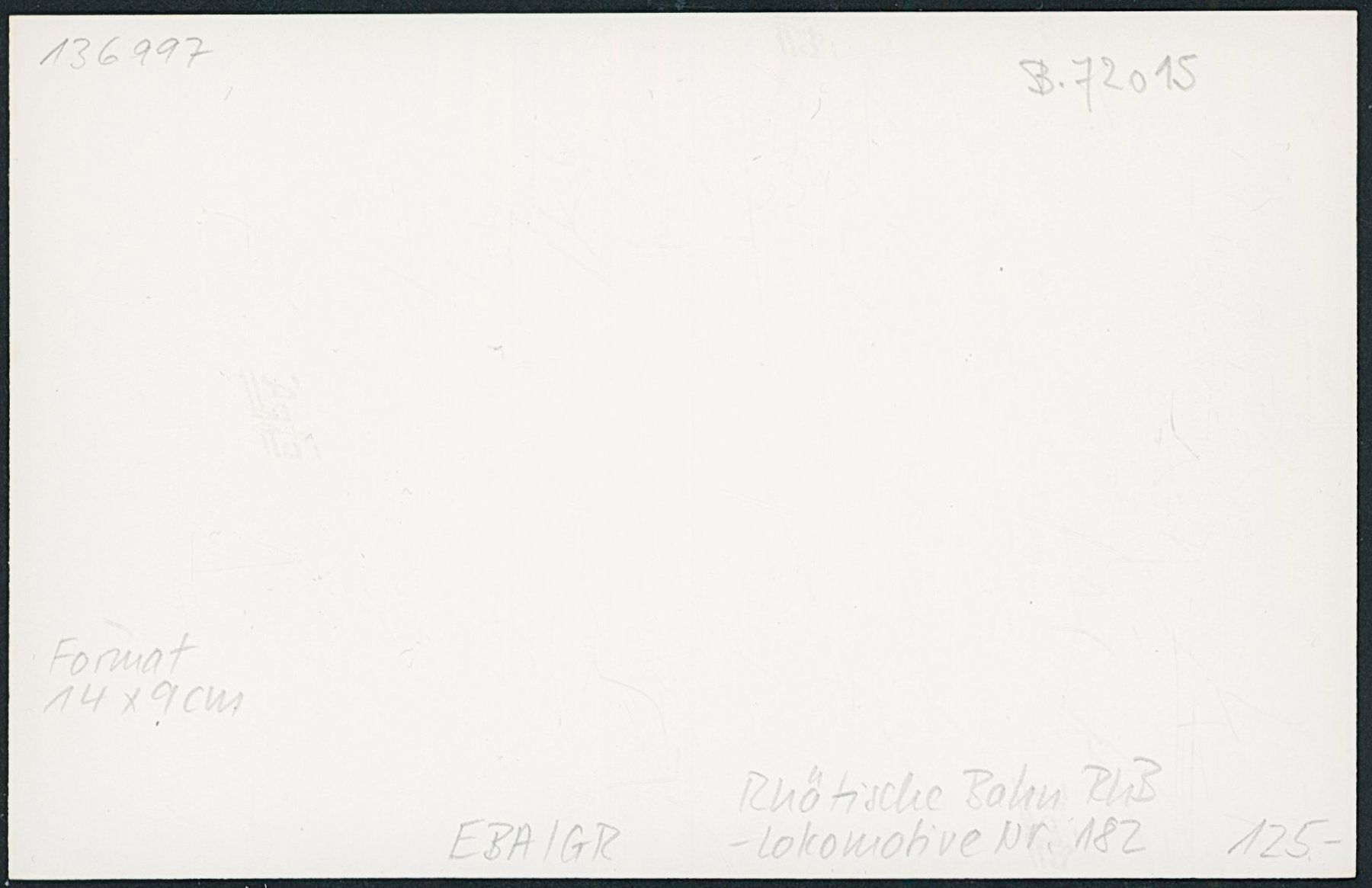 Cartoline postali: GR Rhätische Bahn RhB - Lokomotive - 182 – Nuovo (secondo la descrizione) da Schindellegi venduto da leecollect 1