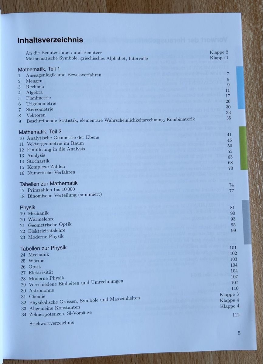 Libri: Fundamentum Mathematik und Physik – Nuovo (secondo la descrizione) da Reigoldswil venduto da har_yz6k 2