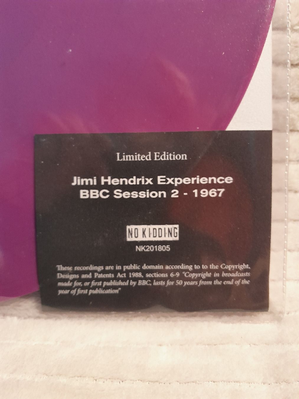 Vinyles: Jimi Hendrix Experience BBC Session 2 Limit.vinyl – Neuf (Voir description) à oekingen par beauty1964 2