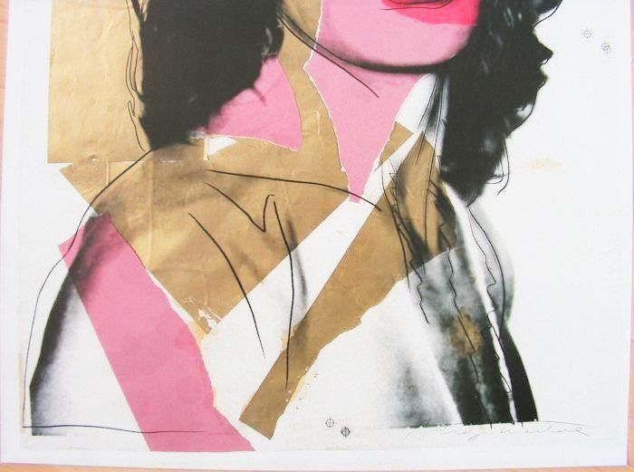 Poster & Bilder: Andy Warhol - Mick Jagger Originalplakat‪ – Gebraucht aus Ponte Tresa von 11GalleriaAlterEgo11 3