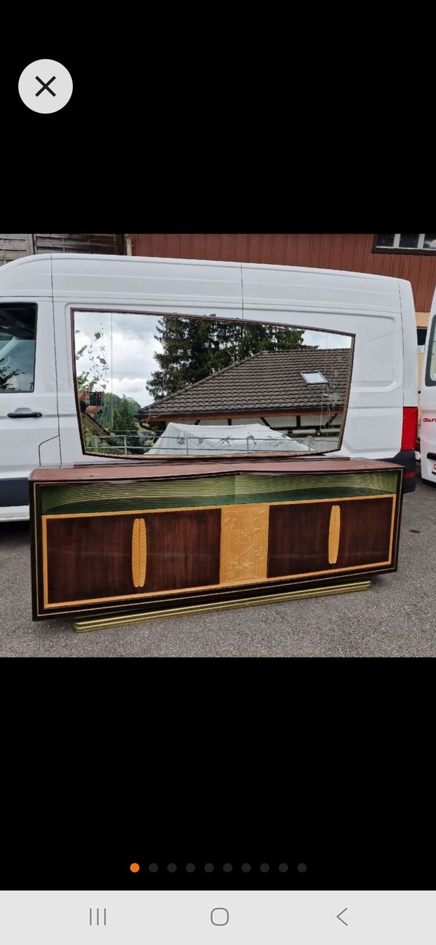 Kommoden: Vintage Sideboard, Art Deco Stil, Holz, – Gebraucht aus Mettlen von elios0888