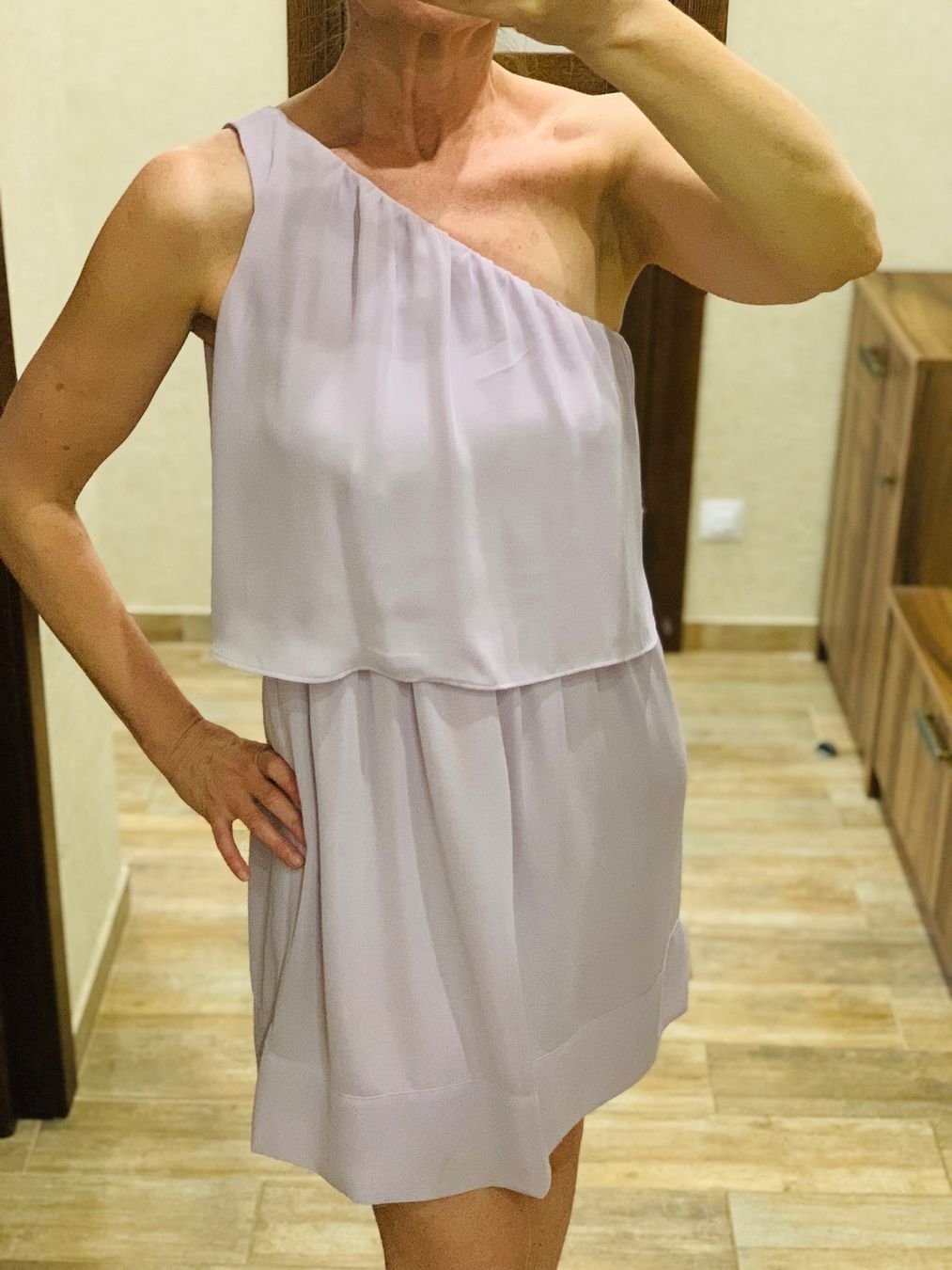 Massimo Dutti Vestiti: Massimo Dutti Lilac One-Shoulder Dress - Size 38 – Usato da Oberwil b. Zug venduto da fis_2wtq 3