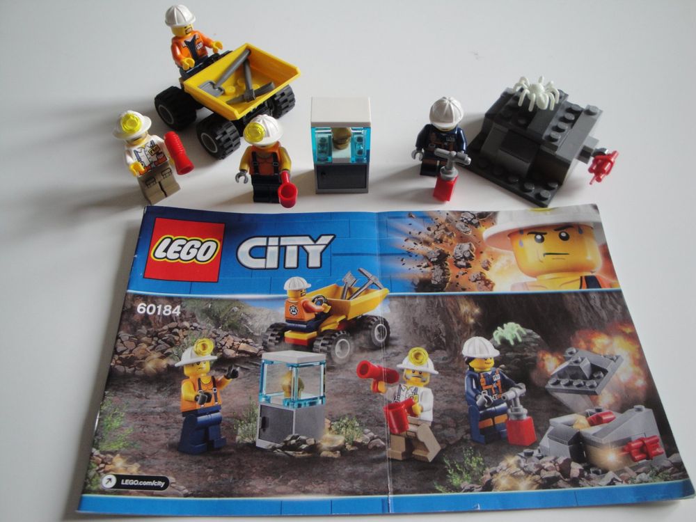 LEGO CITY 60184 Bergbau Team + 60185 Power Splitter | Kaufen auf Ricardo