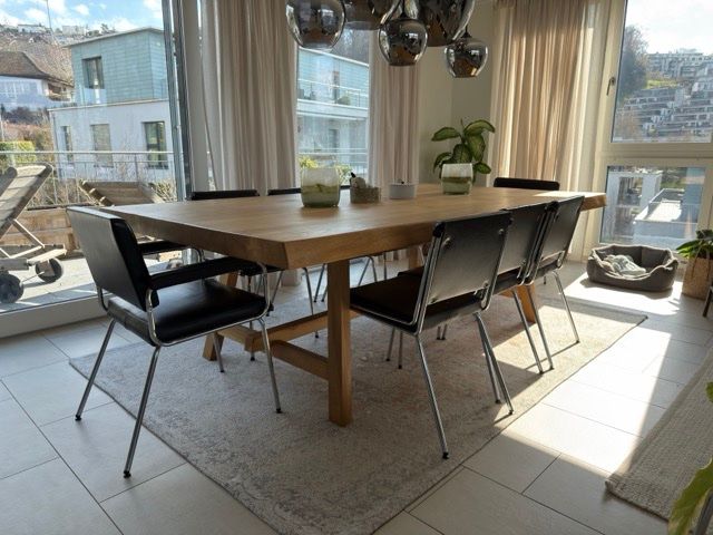 Tavoli: Massivholztisch aus Eiche, 240x130cm – Usato da Richterswil venduto da ski_7ffp 7