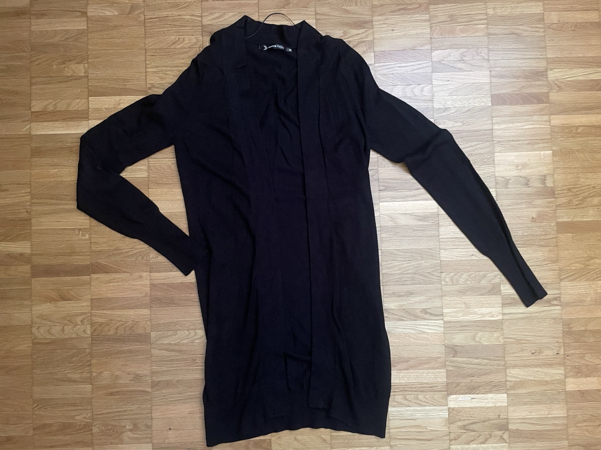 Zebra Giacche: Cardigan long noir – Nuovo (secondo la descrizione) da Pont-de-la-Morge (Sion) venduto da hel_bh28