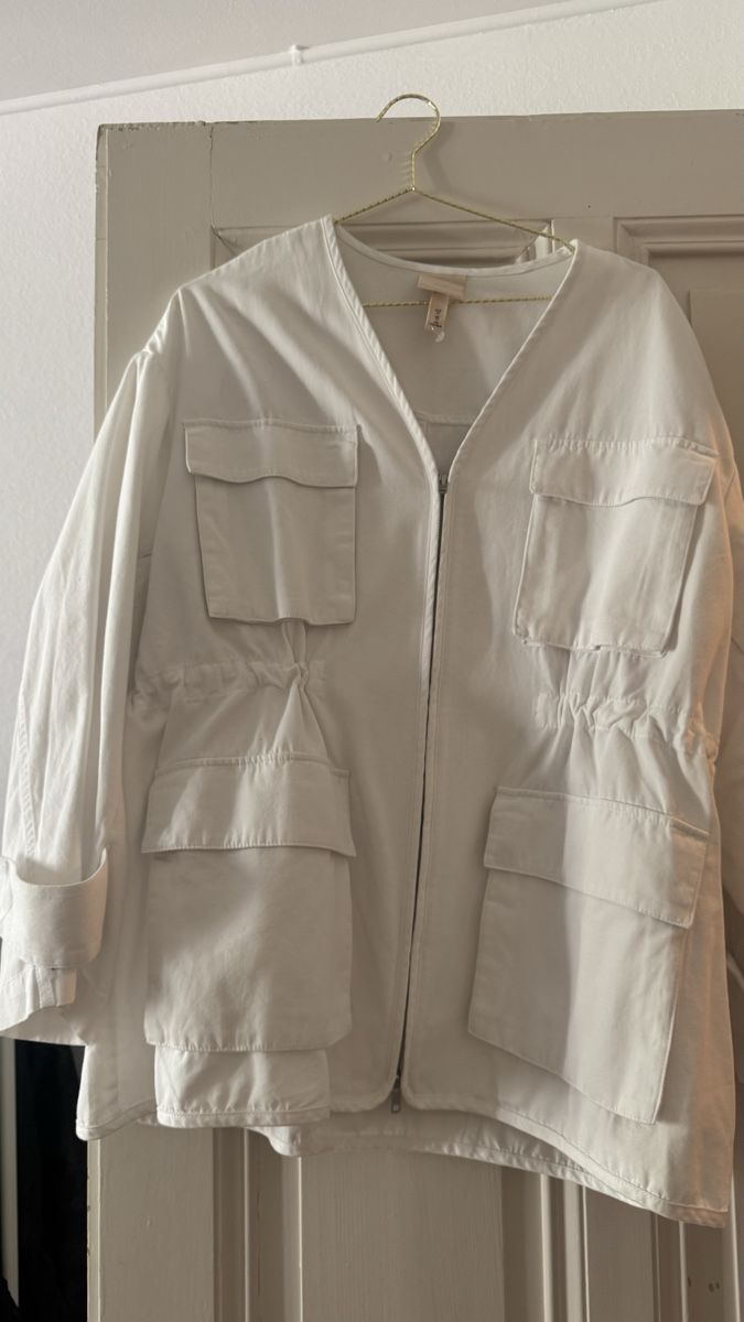 Giacche: Weisse Übergangsjacke H&M Trend Collection – Nuovo (secondo la descrizione) da Schlieren venduto da Marjuk