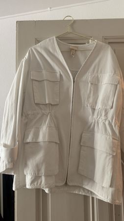 Weisse Übergangsjacke H&M Trend Collection