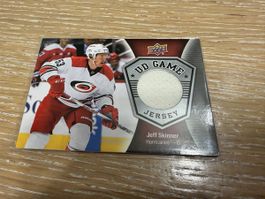 Jeff Skinner EHC Biel NHL Jersey Hockey Card