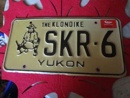 CAN AUTONUMMER LICENSPLATE YUKON *THE KLONDIKE*