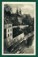 Basel, Rheinpartie mit Münster, ungelaufen, ca. 1920