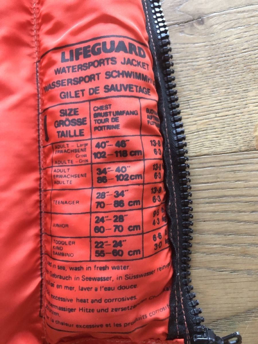 Giubbotti di salvataggio: Schwimmweste – Usato da Auslikon venduto da Kaede4 1