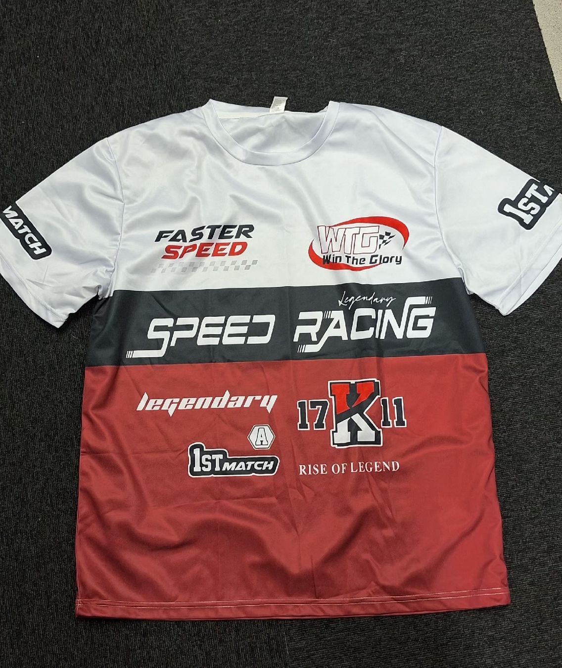 T-shirt: 3 Stk. T-Shirt Racing Speed 100% Polyeste – Nuovo (secondo la descrizione) da Brugg AG venduto da bacbac5757 4