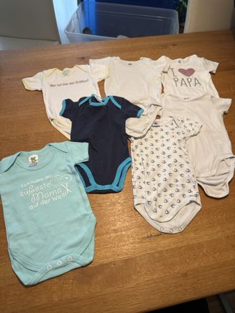 Bodies, Kurzarm, Grösse 62/68, Sommer, 7 Stück, Top!