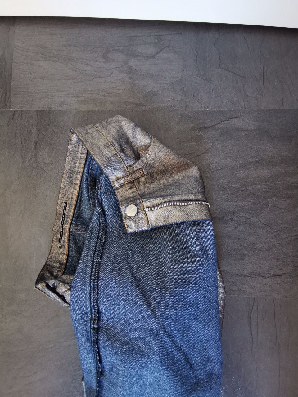 Jeans: Damen Jeans Hose silber Gr. 32 – Nuovo (secondo la descrizione) da Sirnach venduto da windrad65 5