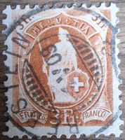Stehende Helvetia 100B Kat. 140.- Rebstein