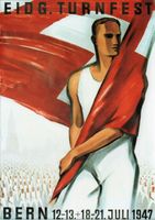 EIDG. TURNFEST BERN 1947 Original Plakat