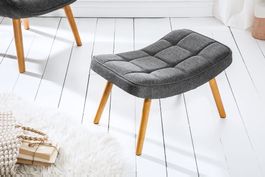 HOCKER Scandinavia Grau Fusshocker NEU SOFORT