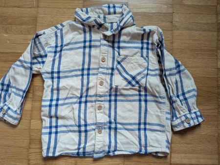 H&M Karohemd Langarm 86/92cm Grösse 12-18M Frühling