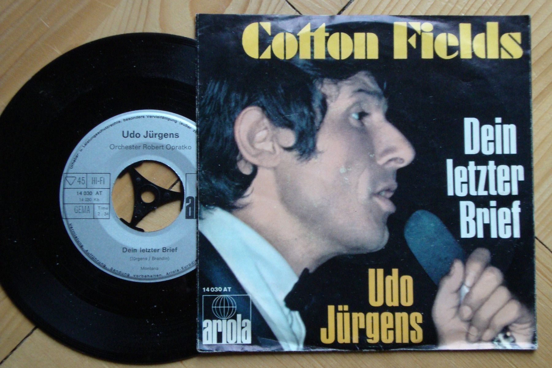 Vinyles: UDO JÜRGENS - COTTON FIELDS – D'occasion à Bern par Uli_10_11 1