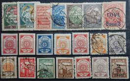 Lettland Lot mit alten Werten X