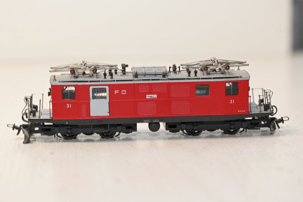 Locomotive BEMO HGe 4/4 I – Échelle H0m – Digitale DCC Ready – Réf 1261221 – Neuf