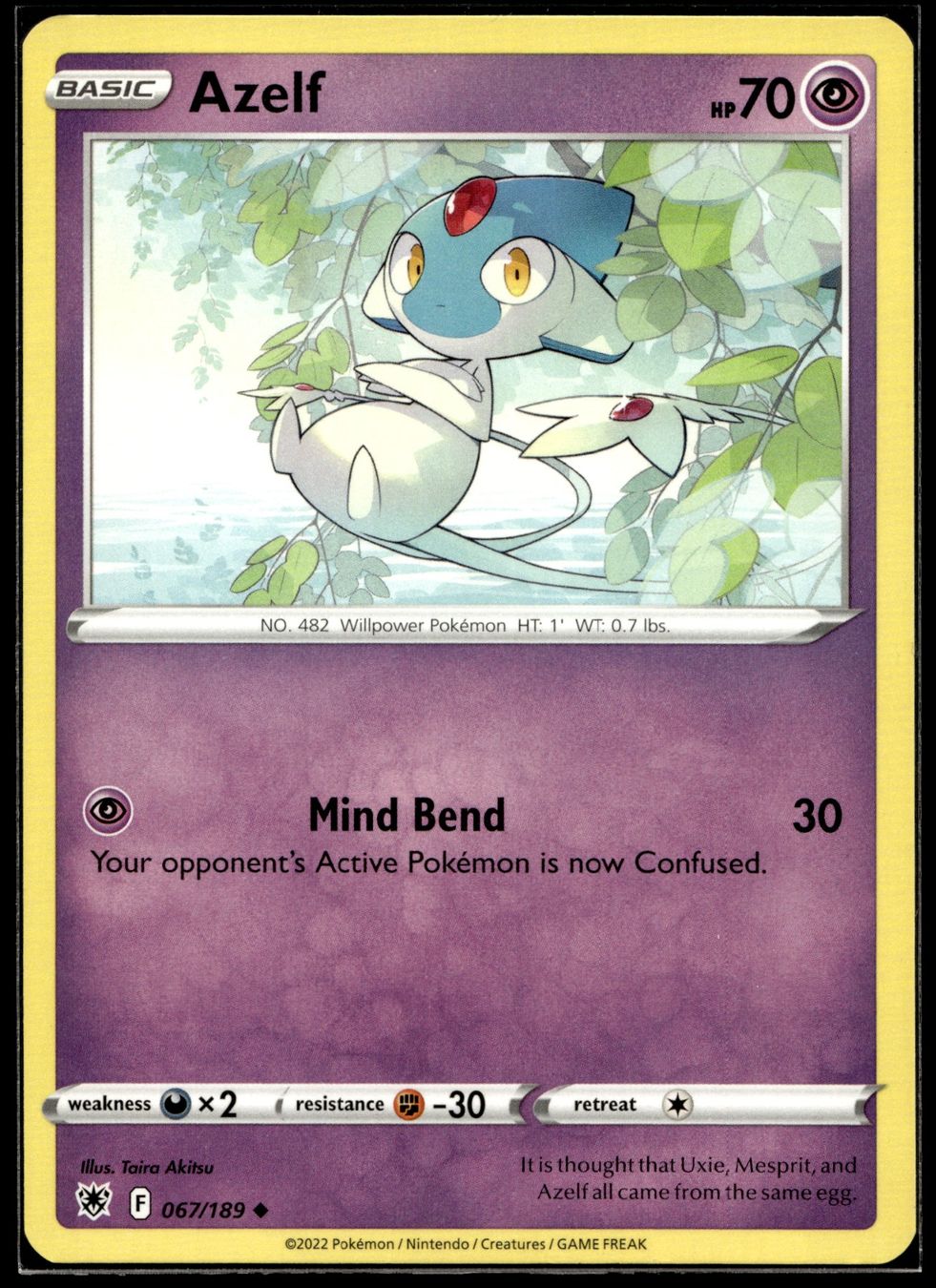 Pokémon Cartes à collectionner: Azelf (ASR EN 067/189) – D'occasion à Affoltern am Albis par Chiesa_5