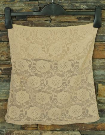 Bandeaux-Top Beige Gr. M
