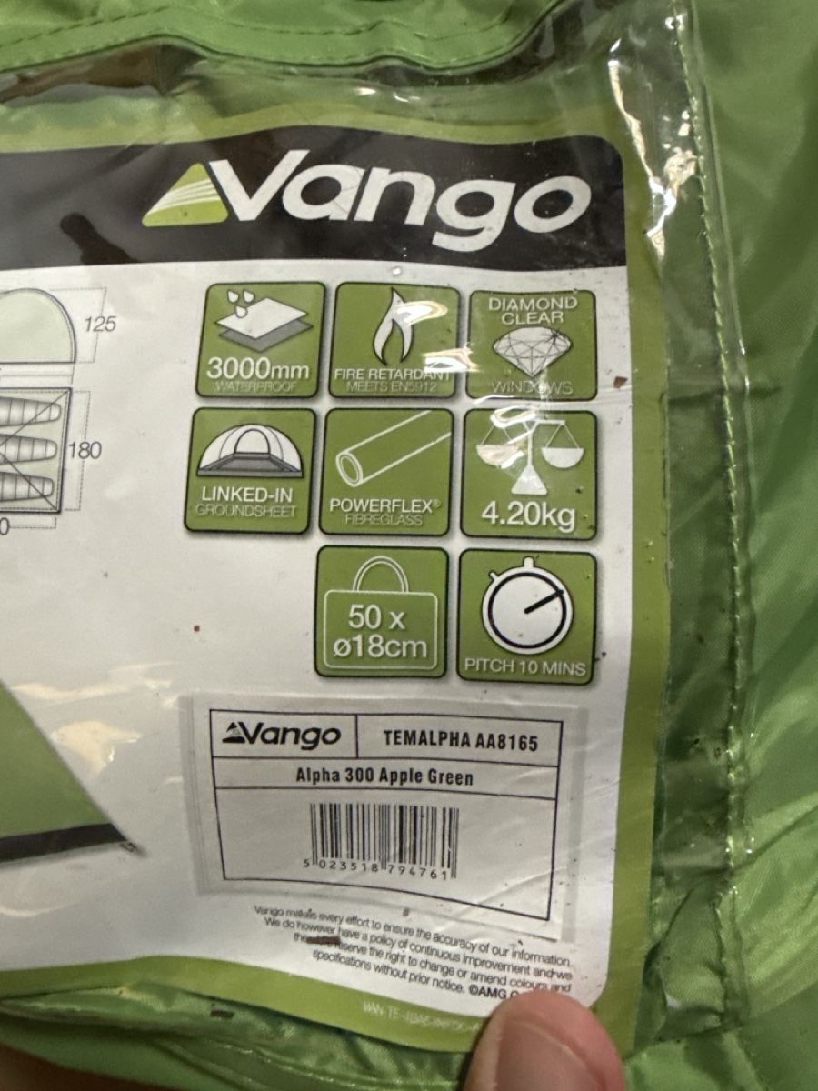 Zelte: Vango Alpha 300 Zelt neu – Neu und originalverpackt aus Chur von lar_6zsy 1