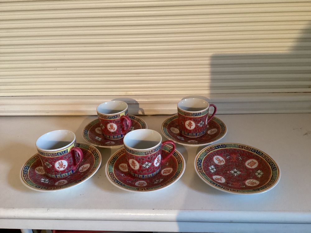 Tazze: 4 niedliche Espresso Tassen – Nuovo (secondo la descrizione) da Minusio venduto da scotch111