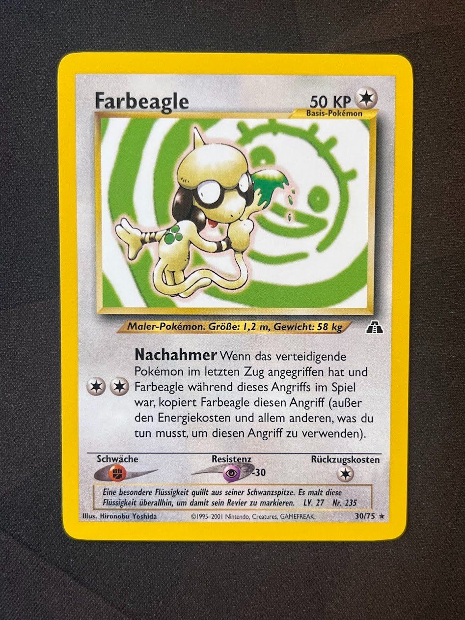 Pokémon Sammelbilder & Trading cards: Pokemon -   Neo Discovery Farbeagle 30/75 – Gebraucht aus schaan von Schokoloco