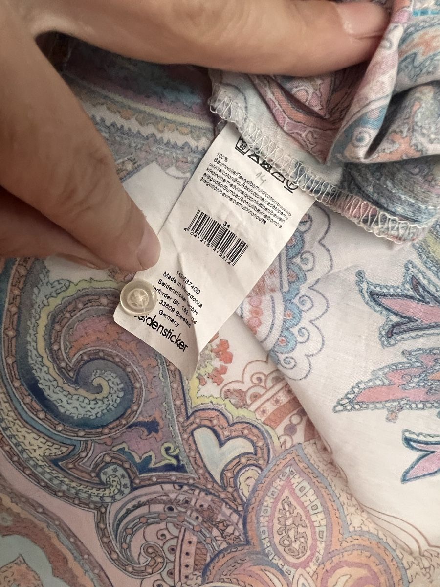 Chemisiers: Bluse Seidensticker, Gr. 34, farbig gemustert  – D'occasion à Solothurn par Brini06 1
