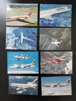 8 Flugzeug AK Collection diverse Airlines ab 1962