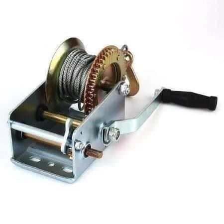 SMARTGROUPSTORE BD Seilwinde 3200 Kg – Seilzug Mit 20 M Stahlseil, Teleskopgriff, Für Fahrzeuge & Bäume