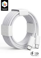iPhone USB-C auf USB-C 1M Kabel - Schnellladen 60W gewebt -