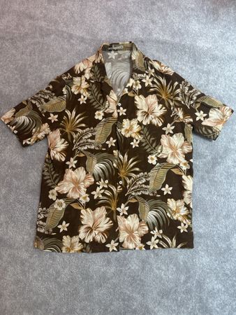 Zara Hemd, Grösse L, braun mit Blumenmuster, Top Zustand!