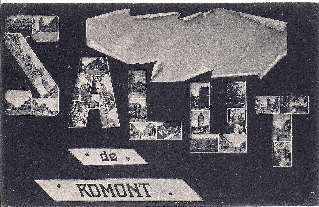 Cartoline postali: ROMONT, un salut de – Usato da Les Verrières venduto da Scampi0