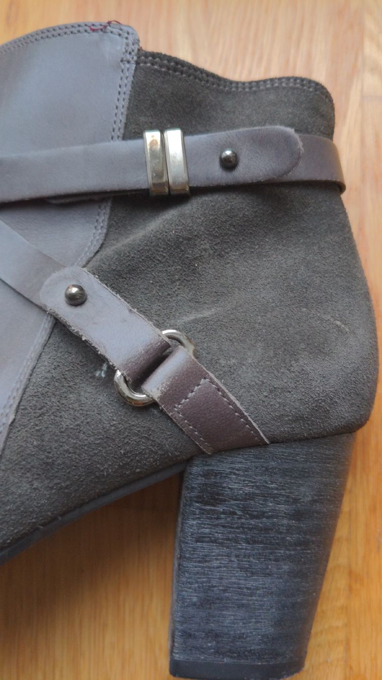 Roberto Santi Scarpe da donna: Roberto Santi Stiefeletten, Gr. 39 grau – Usato da Sutz venduto da Rawypp 1