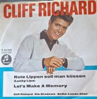 Vinyl-Single Cliff Richard - Rote Lippen soll man küssen