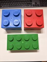 LEGO Aufbewahrungsboxen rot blau grün gebraucht