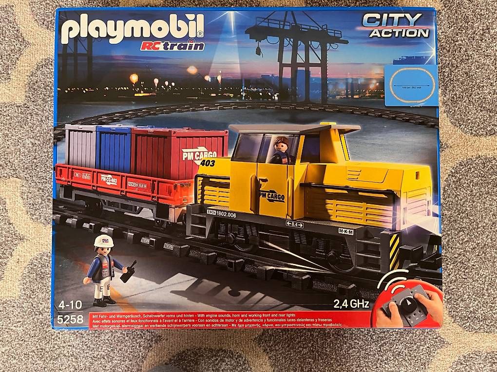 Giocattoli: Playmobil 5258 Cargozug & Mega-Gleisset – Usato da Basel venduto da mar_w7l9