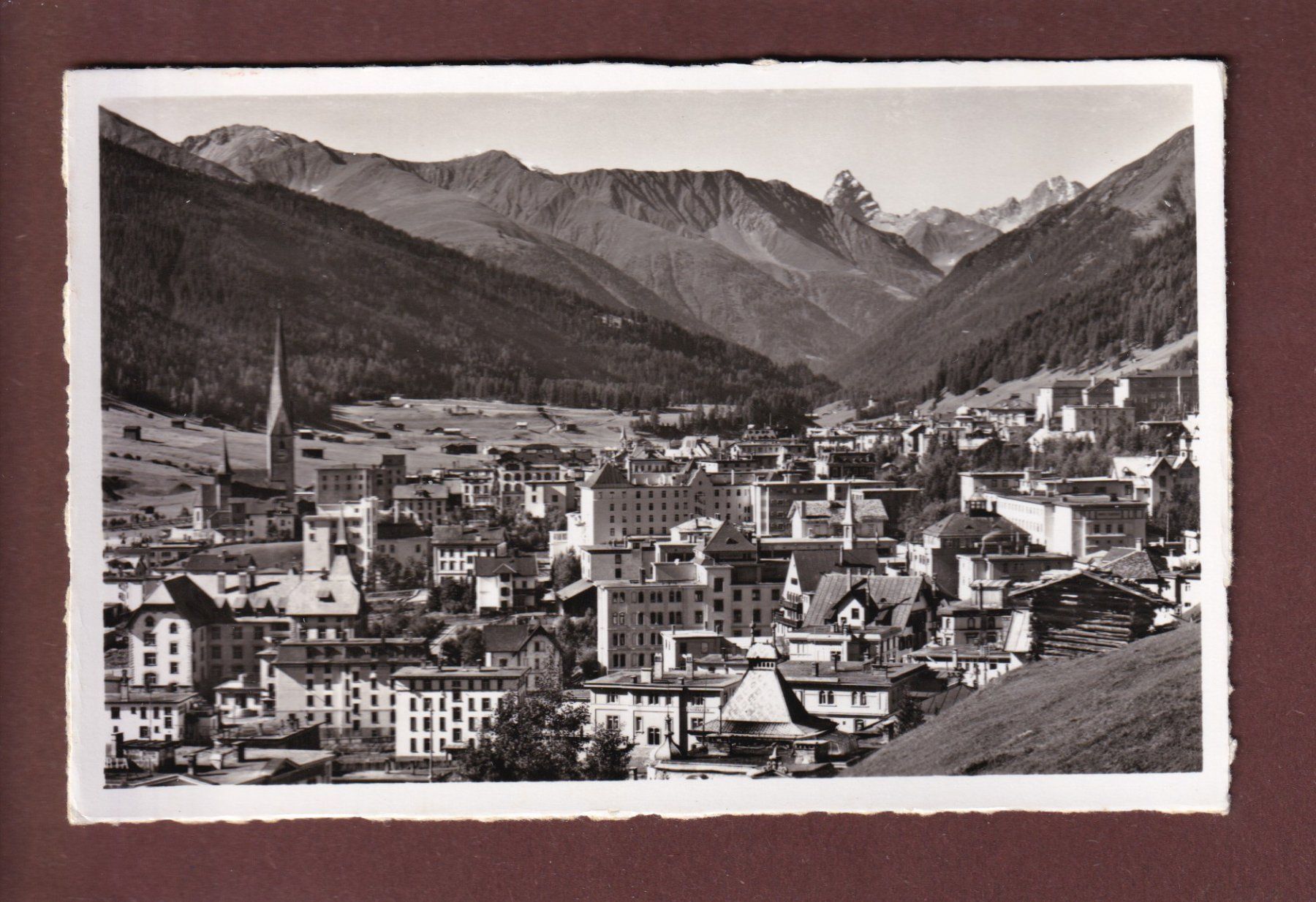 Cartoline postali: DAVOS-PLATZ - Tinzenhorn – Usato da Pully venduto da nicecards