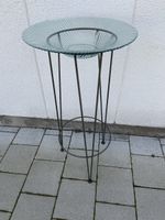 Metallständer mit Glasschale