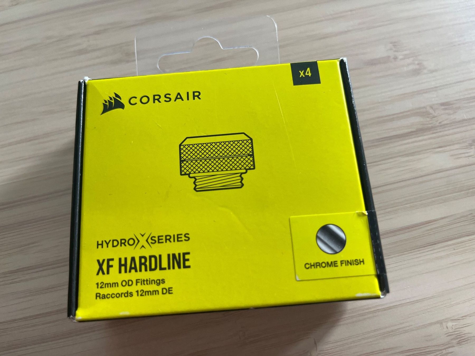 Componenti elettronici: Corsair XF Hardline Fitting 12mm, Chrome, Hardtube fitting – Nuovo e nell'imballaggio originale da Bern venduto da Nati_29